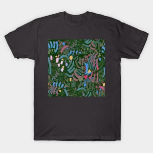 Summer jungle abstract pattern T-Shirt